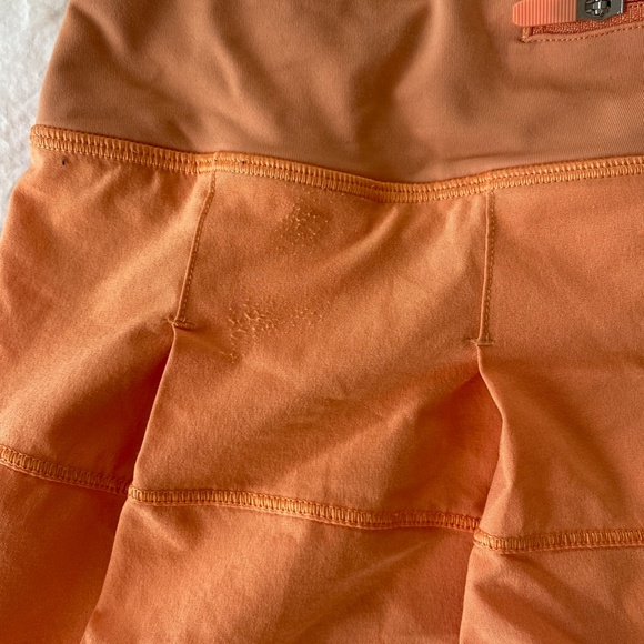 LULULEMON Pace Rival Skirt Mid Rise - Golden Apricot - Picture 5 of 6